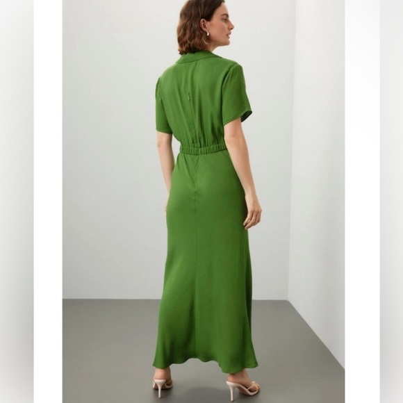 NWT Reformation Danika Dress Palm Green - Size 1x - Picture 5 of 9
